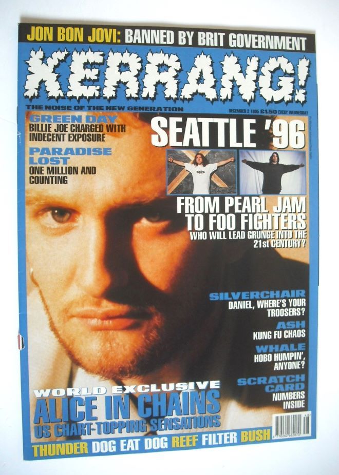 Kerrang magazine - 2 December 1995 (Issue 574)