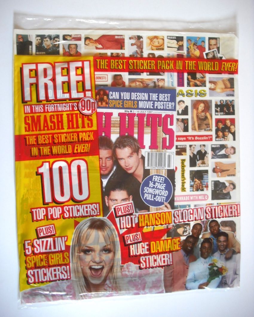 Smash Hits magazine - Boyzone cover (2-16 July 1997)