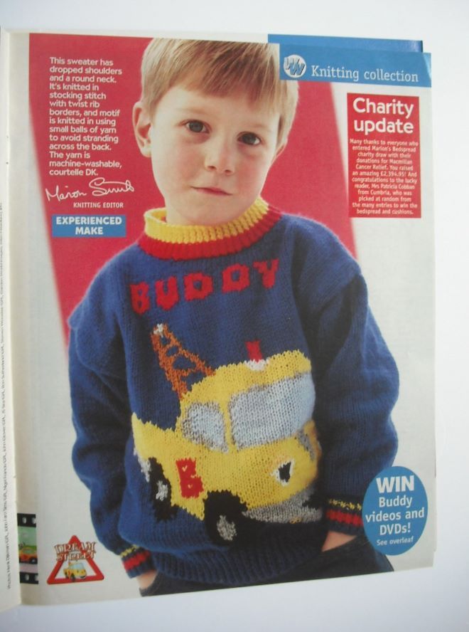 Dream Street Buddy child's sweater to knit