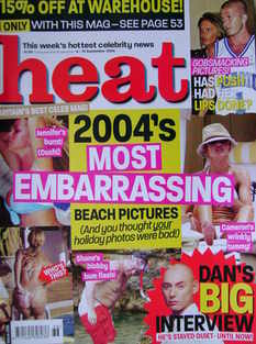 Heat magazine - 2004's Most Embarrassing Beach Pictures cover (4-10 September 2004 - Issue 286)