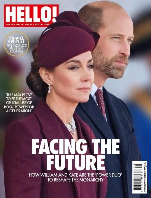 Hello! magazine - Prince William and Kate Middleton cover (3 March 2025 - Issue 1880)