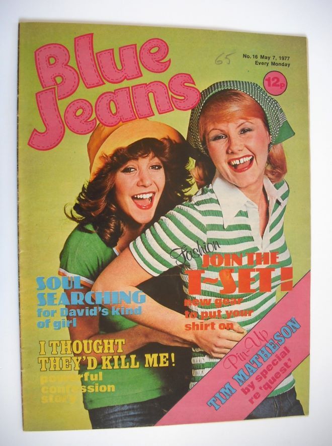 Blue Jeans magazine - Leslie Ash cover (7 May 1977 - Issue 16)