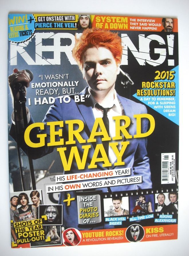 <!--2015-01-03-->Kerrang magazine - Gerard Way Issue (3 January 2015 - Issu