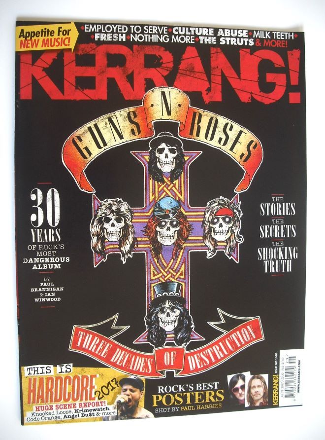 Kerrang magazine - Guns N' Roses cover (22 July 2017 - Issue 1680)