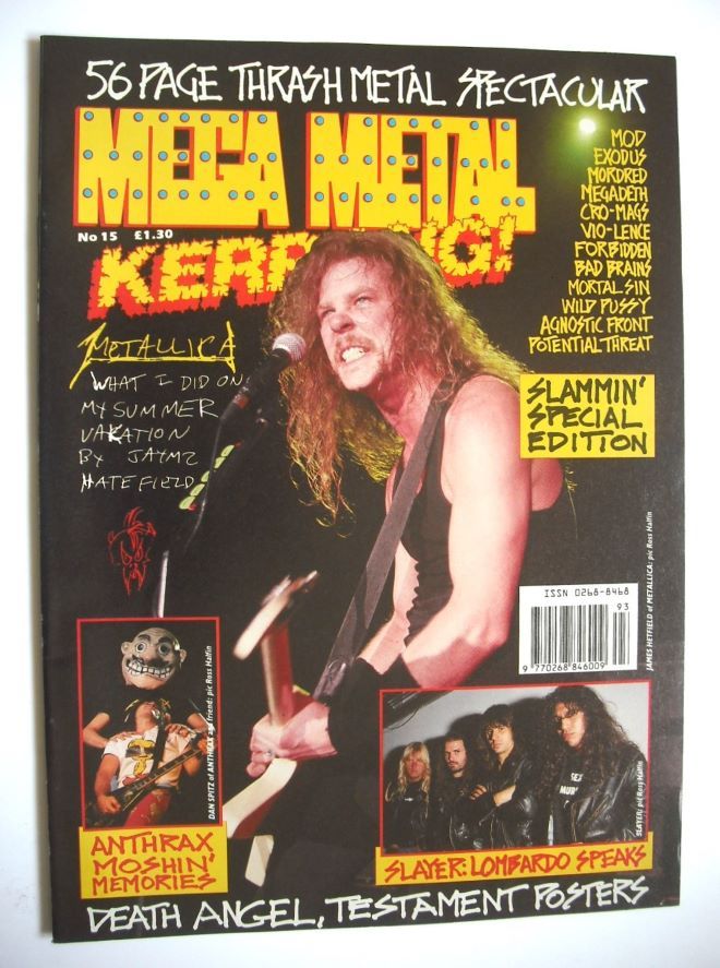 Mega Metal Kerrang magazine (No 15)