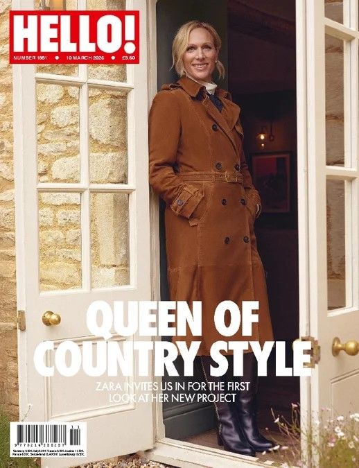Hello! magazine - Zara Tindall cover (10 March 2025 - Issue 1881)