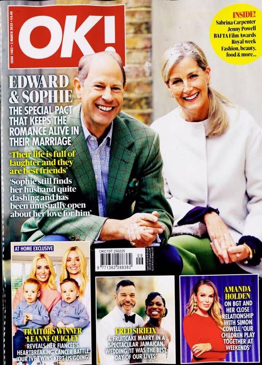 OK! magazine - Prince Edward and Sophie cover (3 March 2025 - Issue 1482)