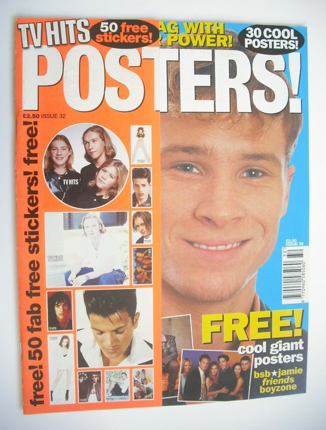 TV Hits Posters magazine - Issue 32 - Brian Littrell cover