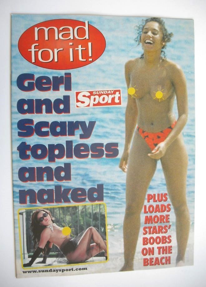 Mad For It magazine - Mel B cover (Sunday Sport supplement)