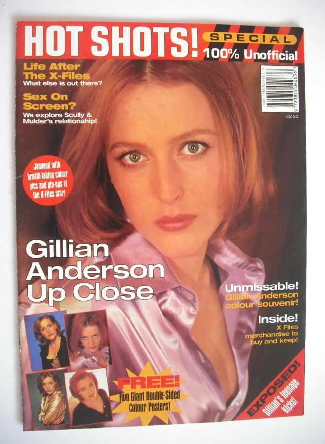 Hot Shots magazine - Gillian Anderson cover (1996)