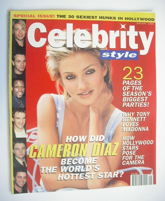 Celebrity Style magazine - Cameron Diaz cover (January 1999)