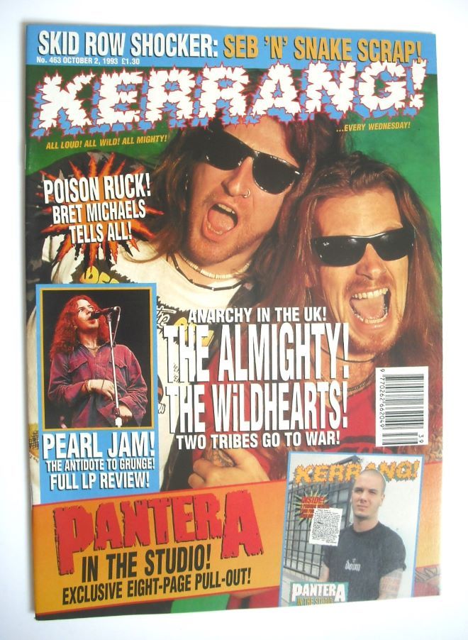 Kerrang magazine - 2 October 1993 (Issue 463)