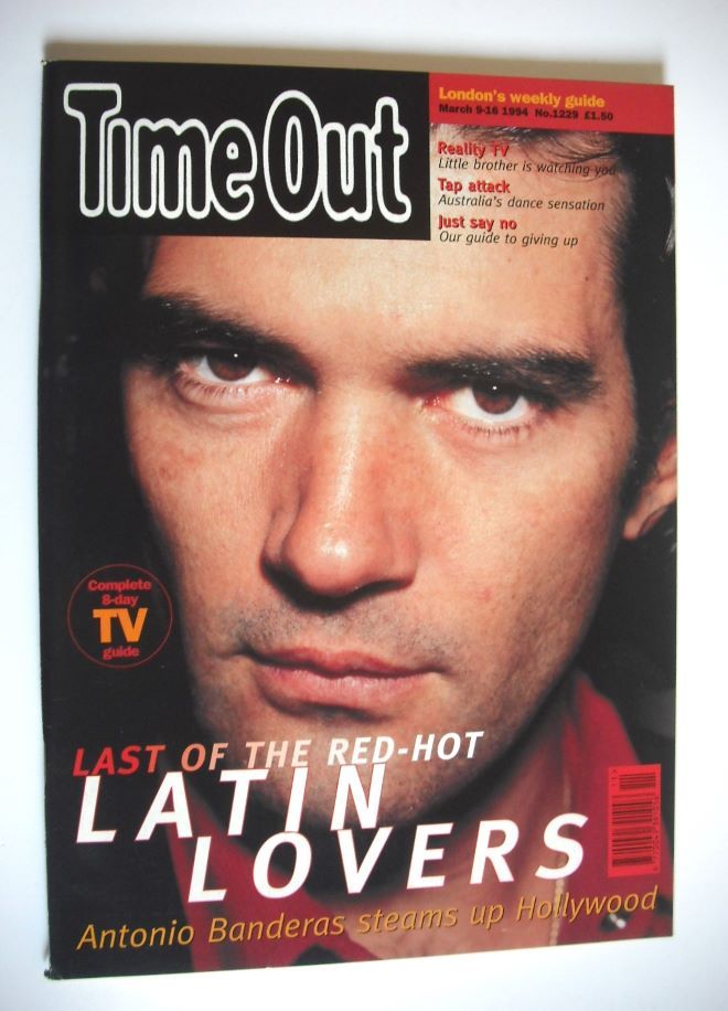 Time Out magazine - Antonio Banderas cover (9-16 March 1994)