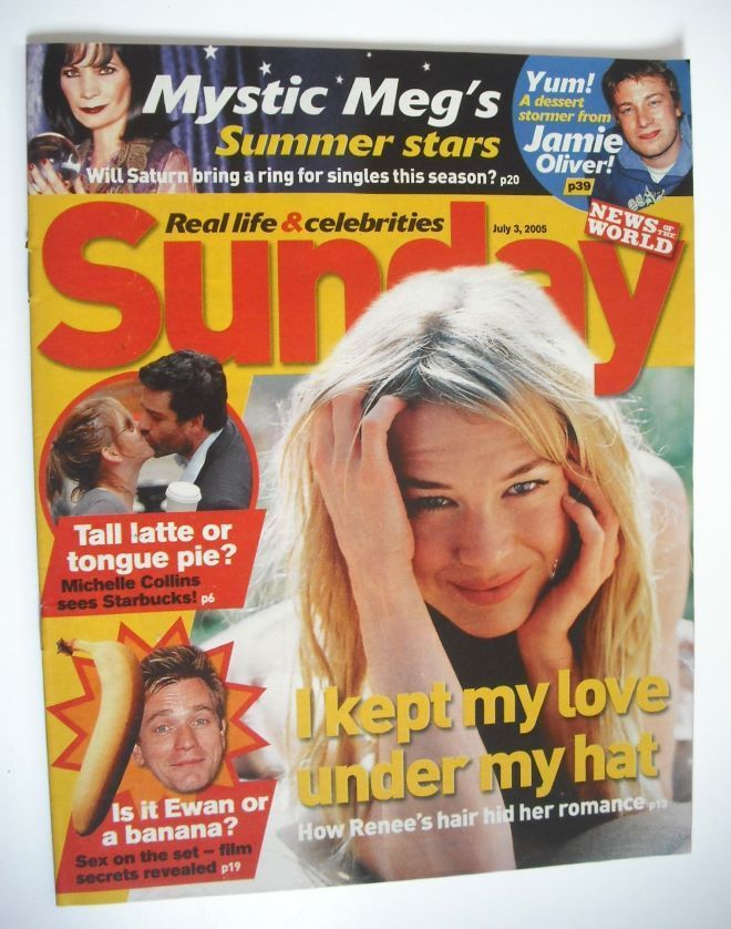 Sunday magazine - 3 July 2005 - Renee Zellwegger cover