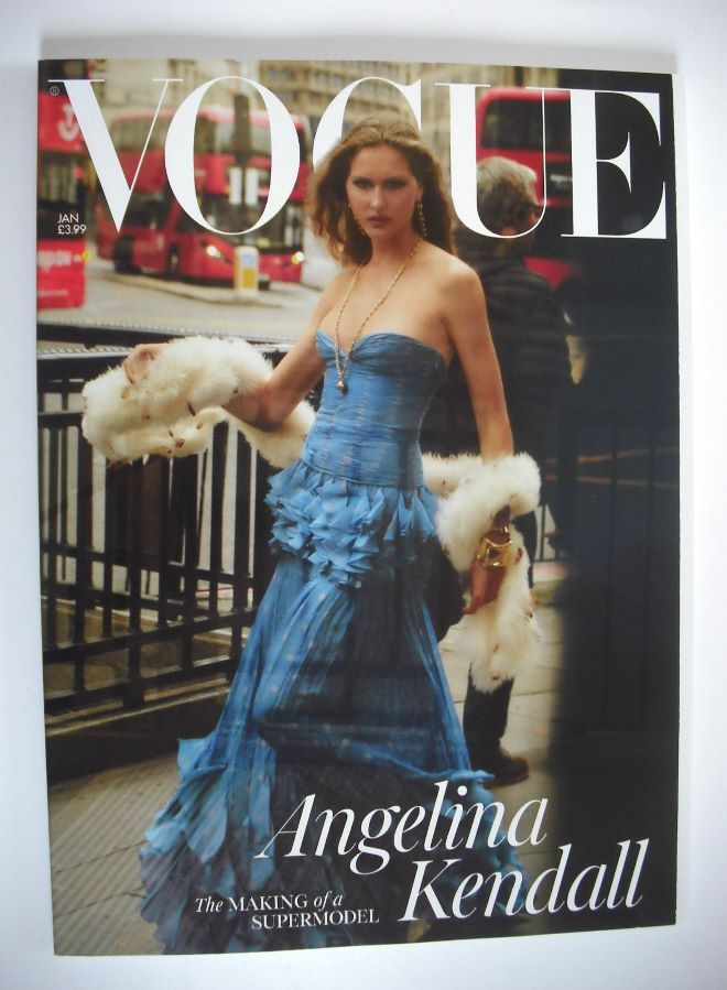 British Vogue magazine - January 2025 - Angelina Kendall cover (Subscriber's Issue)