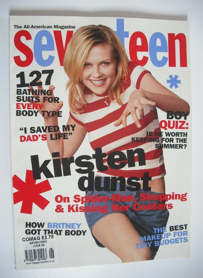 Seventeen magazine - June 2002 - Kirsten Dunst cover
