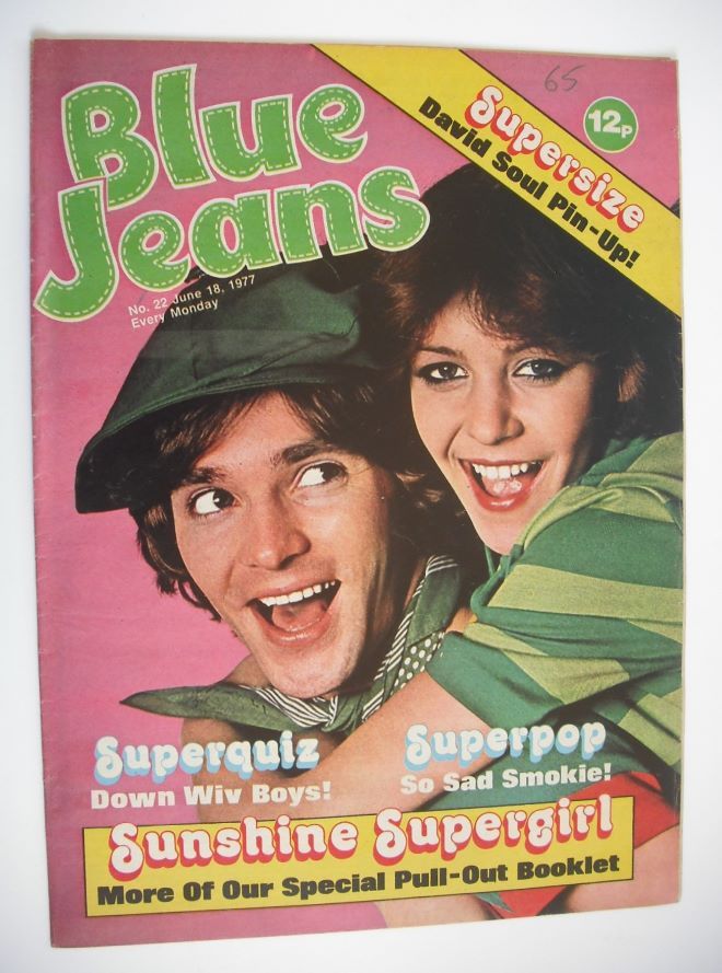 Blue Jeans magazine - Leslie Ash cover (18 June 1977 - Issue 22)