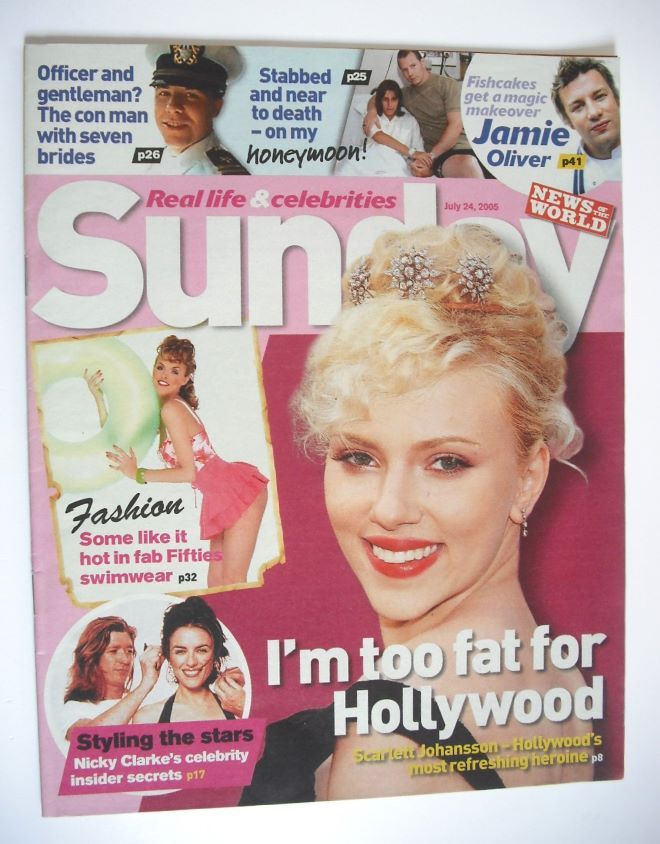 Sunday magazine - 24 July 2005 - Scarlett Johansson cover