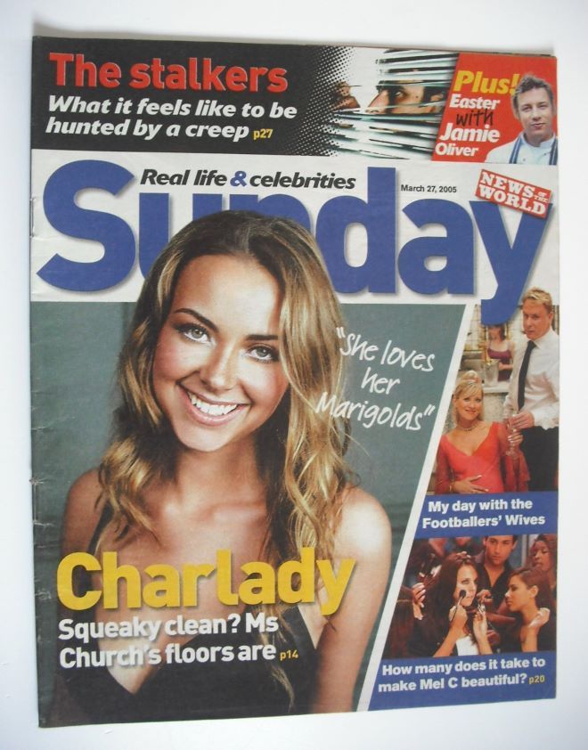 Sunday magazine - 27 March 2005 - Charlotte Church cover