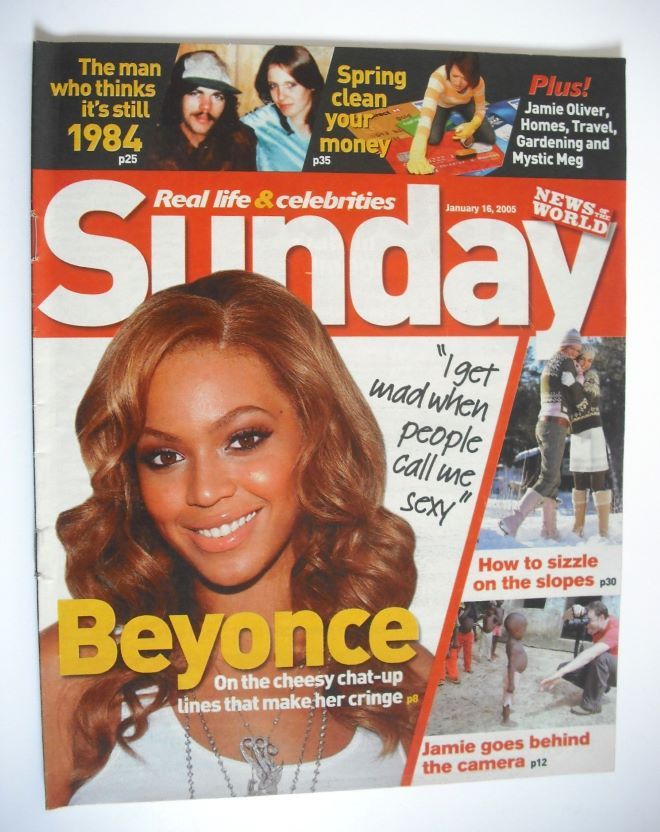 Sunday magazine - 16 January 2005 - Beyonce Knowles cover