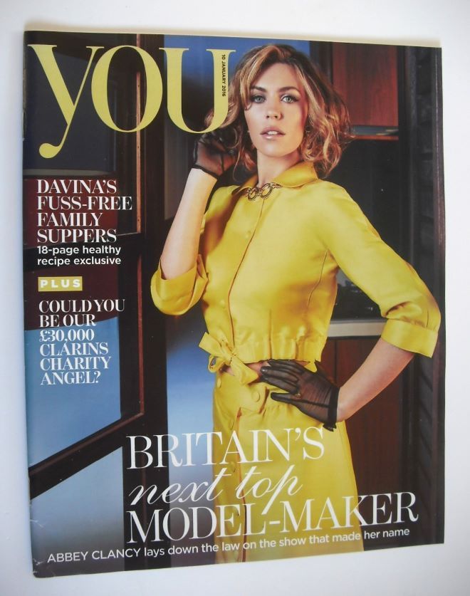 <!--2016-01-10-->You magazine - Abbey Clancy cover (10 January 2016)