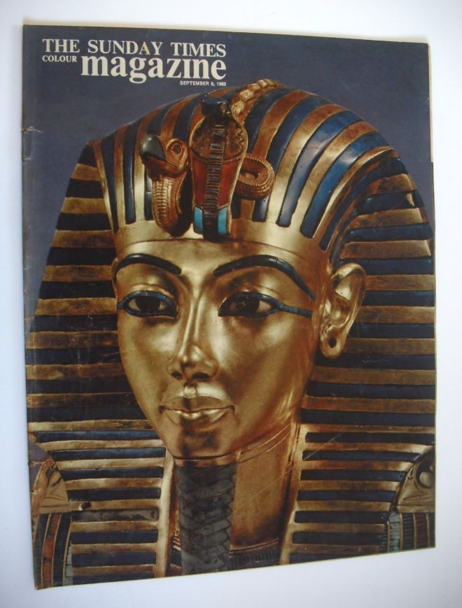 The Sunday Times magazine - Tutankhamen cover (8 September 1963)