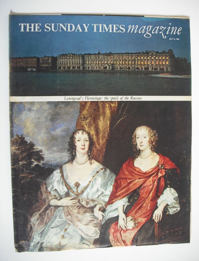 The Sunday Times magazine - Leningrad's Hermitage cover (18 July 1965)
