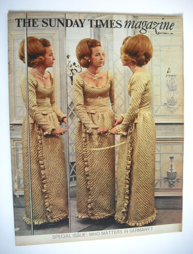 The Sunday Times magazine - Who Matters In Germany cover (5 September 1965)