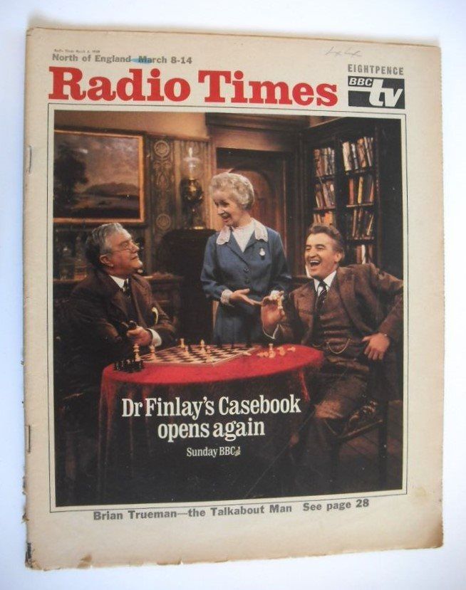 Radio Times magazine - Dr Finlay's Casebook cover (8-14 March 1969)