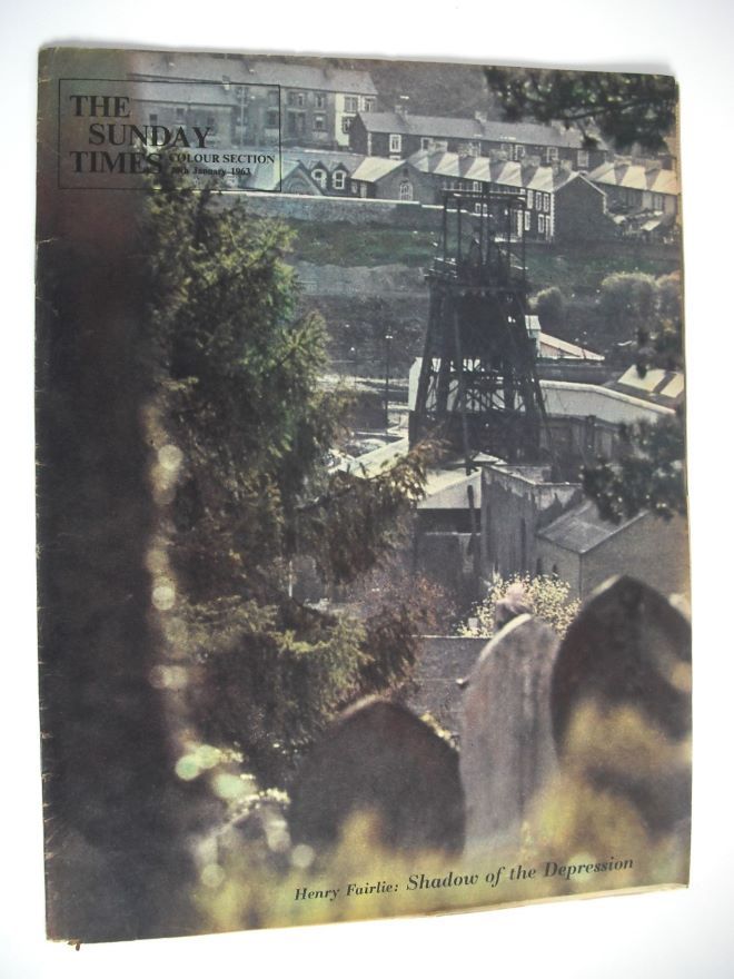 The Sunday Times Colour section - Merthyr Tydfil cover (20 January 1963)