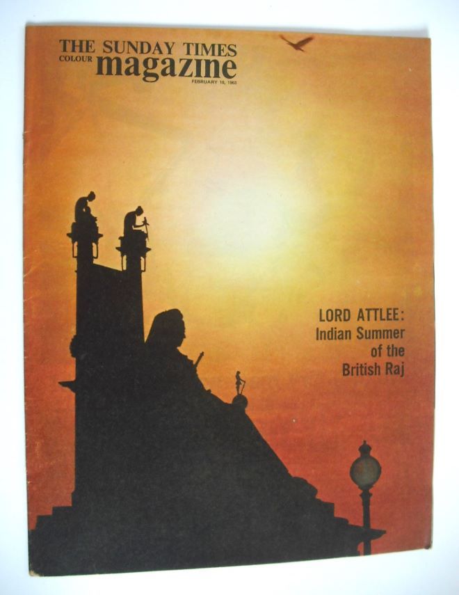 The Sunday Times magazine - Indian Summer cover (10 February 1963)