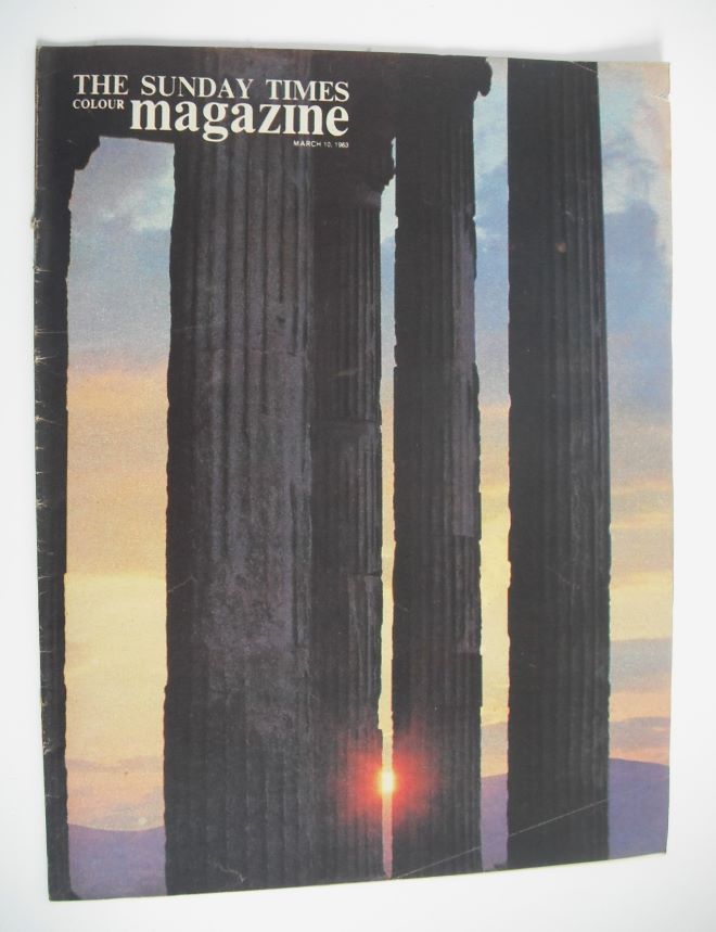 The Sunday Times magazine - The Parthenon cover (10 March 1963)