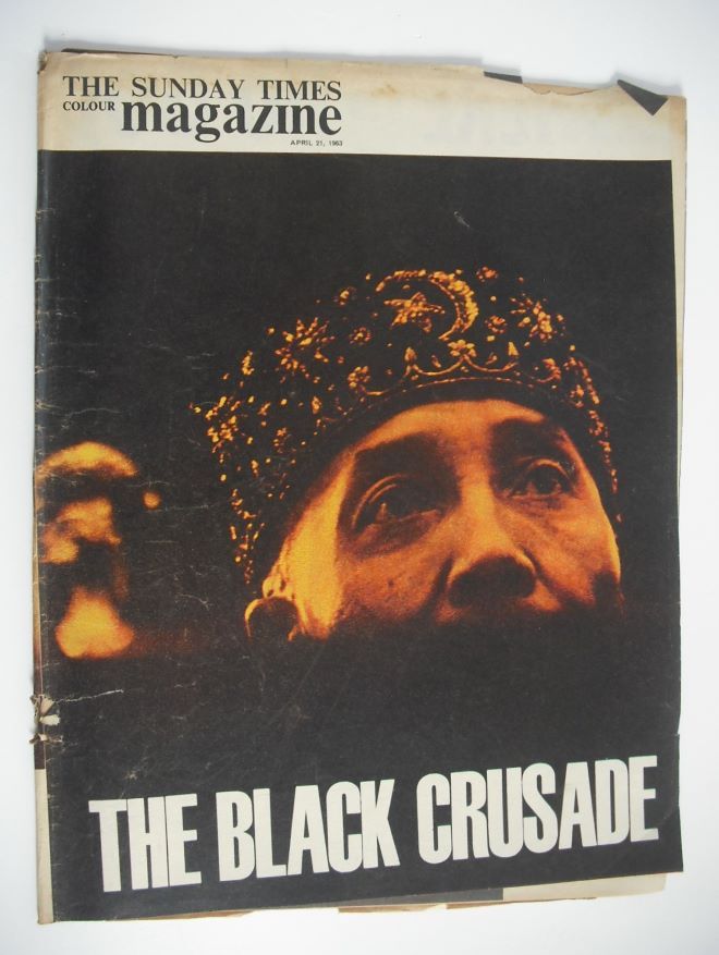 The Sunday Times magazine - The Black Crusade cover (21 April 1963)