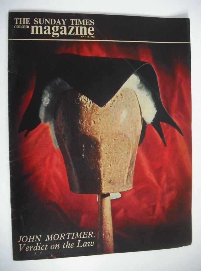 The Sunday Times magazine - Verdict On The Law cover (19 May 1963)