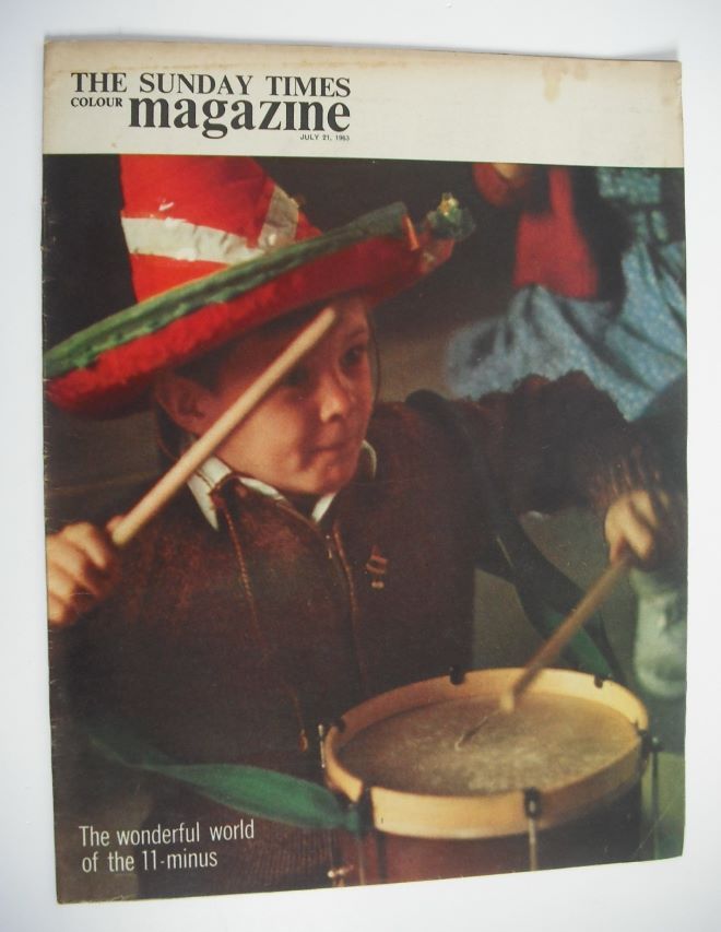 The Sunday Times magazine - The 11-Minus cover (21 July 1963)
