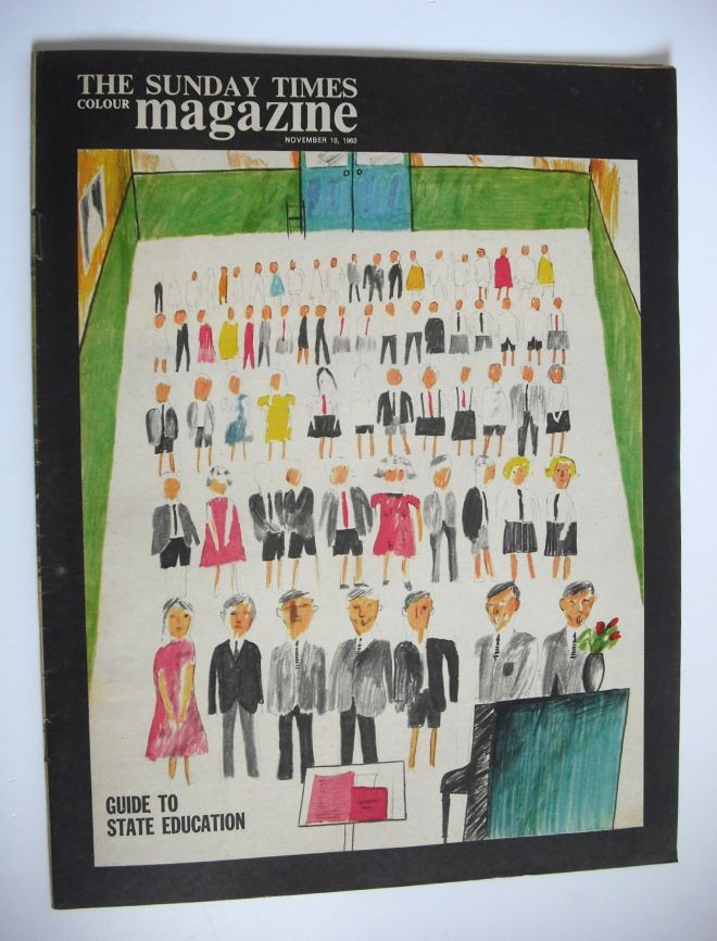 The Sunday Times magazine - Guide To State Education cover (10 November 1963)