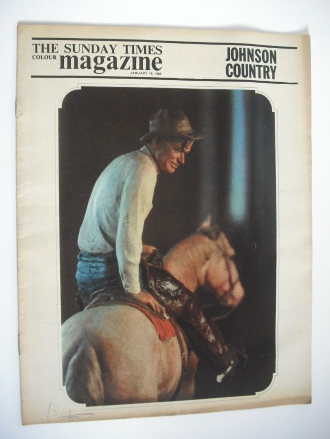 The Sunday Times magazine - Johnson Country cover (19 January 1964)