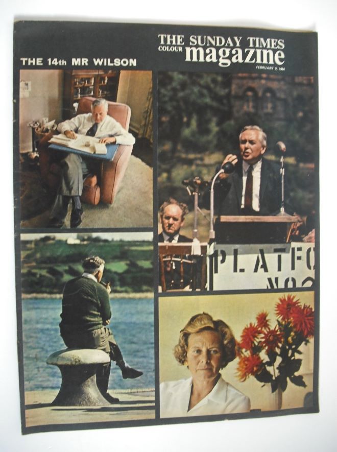 The Sunday Times magazine - The 14th Mr Wilson cover (9 February 1964)