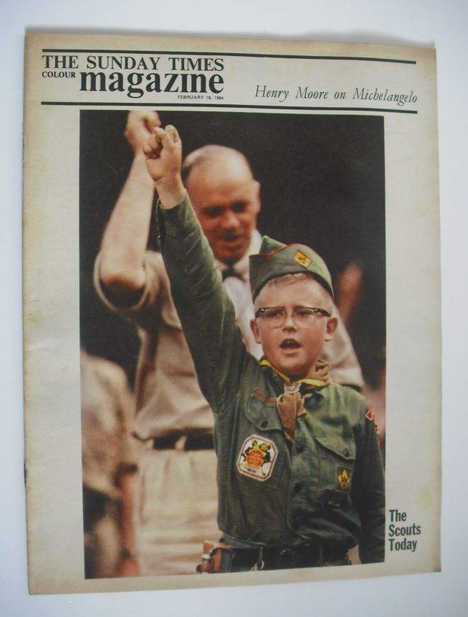 The Sunday Times magazine - The Scouts Today cover (16 February 1964)