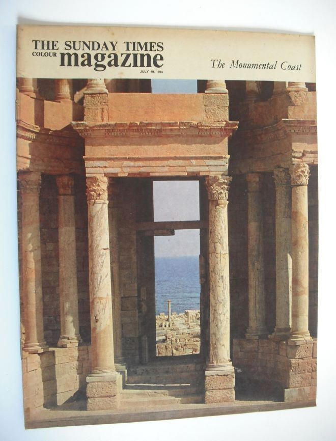 The Sunday Times magazine - The Monumental Coast cover (19 July 1964)