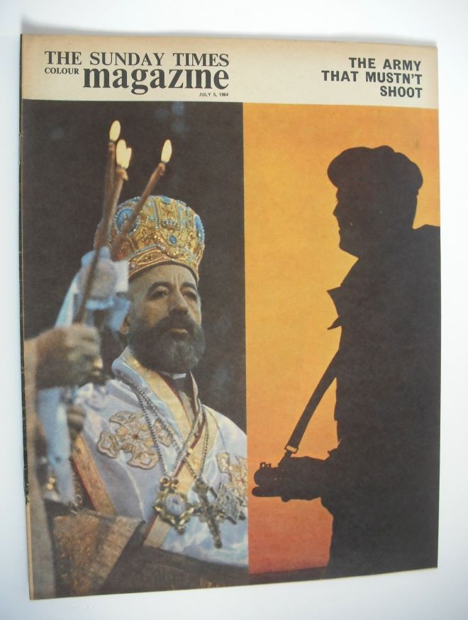 The Sunday Times magazine - The Army That Musn't Shoot cover (5 July 1964)