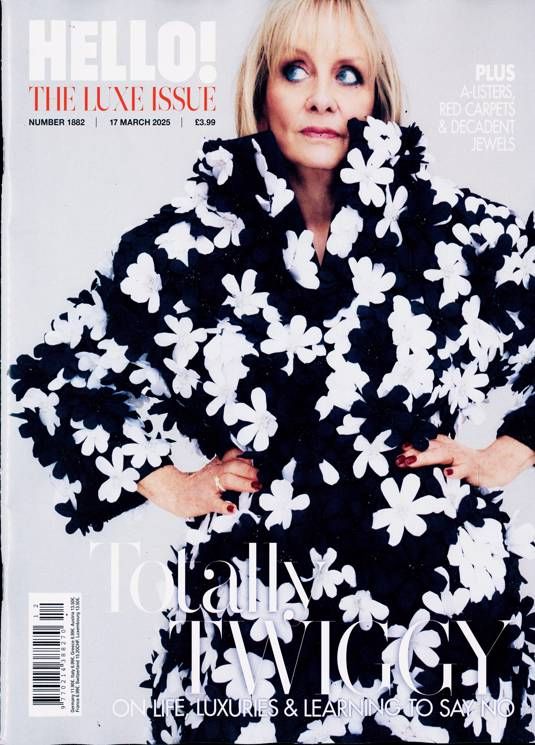 Hello! magazine - Twiggy cover (17 March 2025 - Issue 1882)