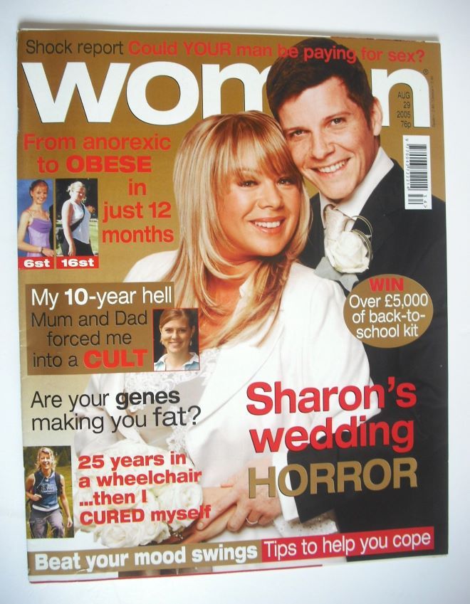 Woman magazine - Letitia Dean and Nigel Harman cover (29 August 2005)