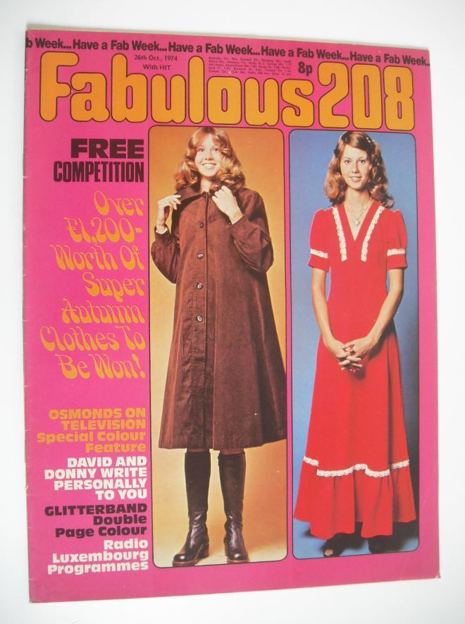 Fabulous 208 magazine (26 October 1974)