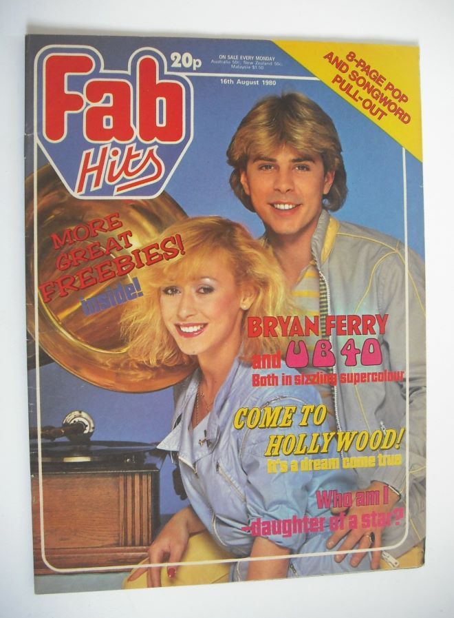 Fabulous 208 Hits magazine (16 August 1980)