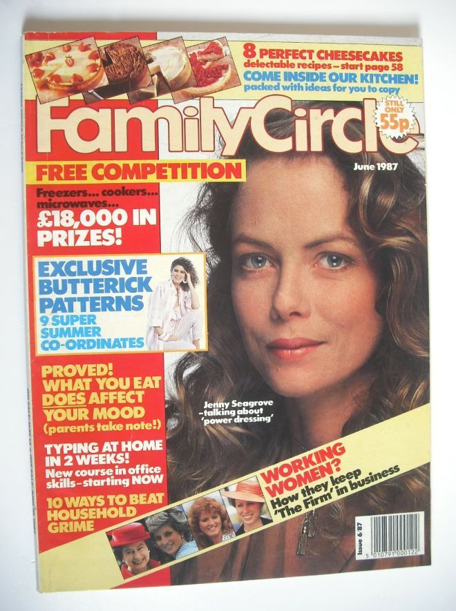 Family Circle magazine - June 1987 - Jenny Seagrove cover