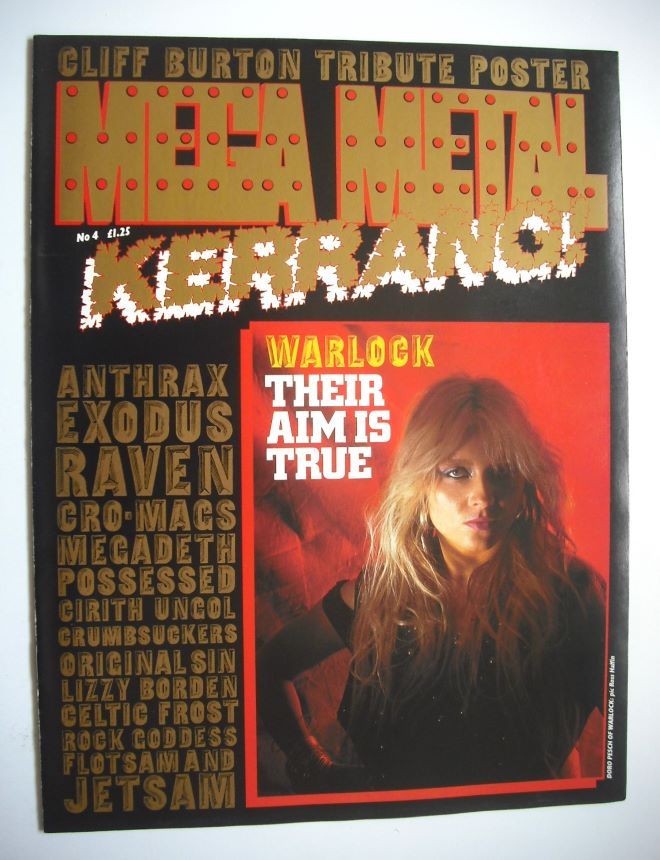 Mega Metal Kerrang magazine (No 4)