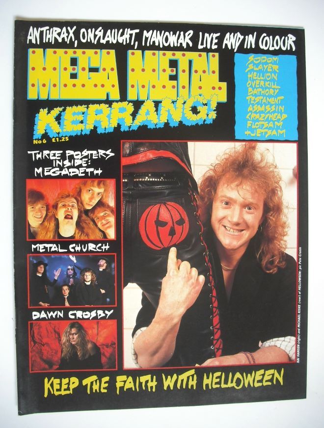 Mega Metal Kerrang magazine (No 6)