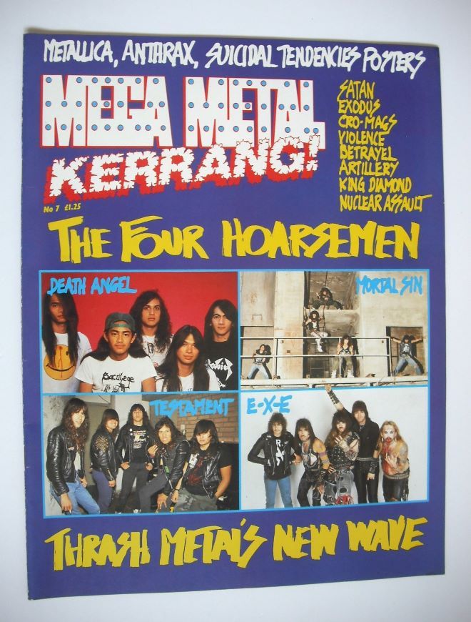 Mega Metal Kerrang magazine (No 7)