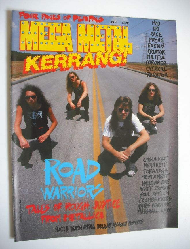 Mega Metal Kerrang magazine (No 11)